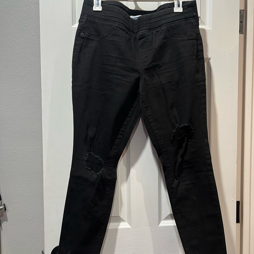 Old navy rockstar leggings distressed